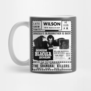 Late Show Dracula's Bloodbrother Blacula Mug